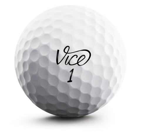 Golf ball vice - Golf ball test